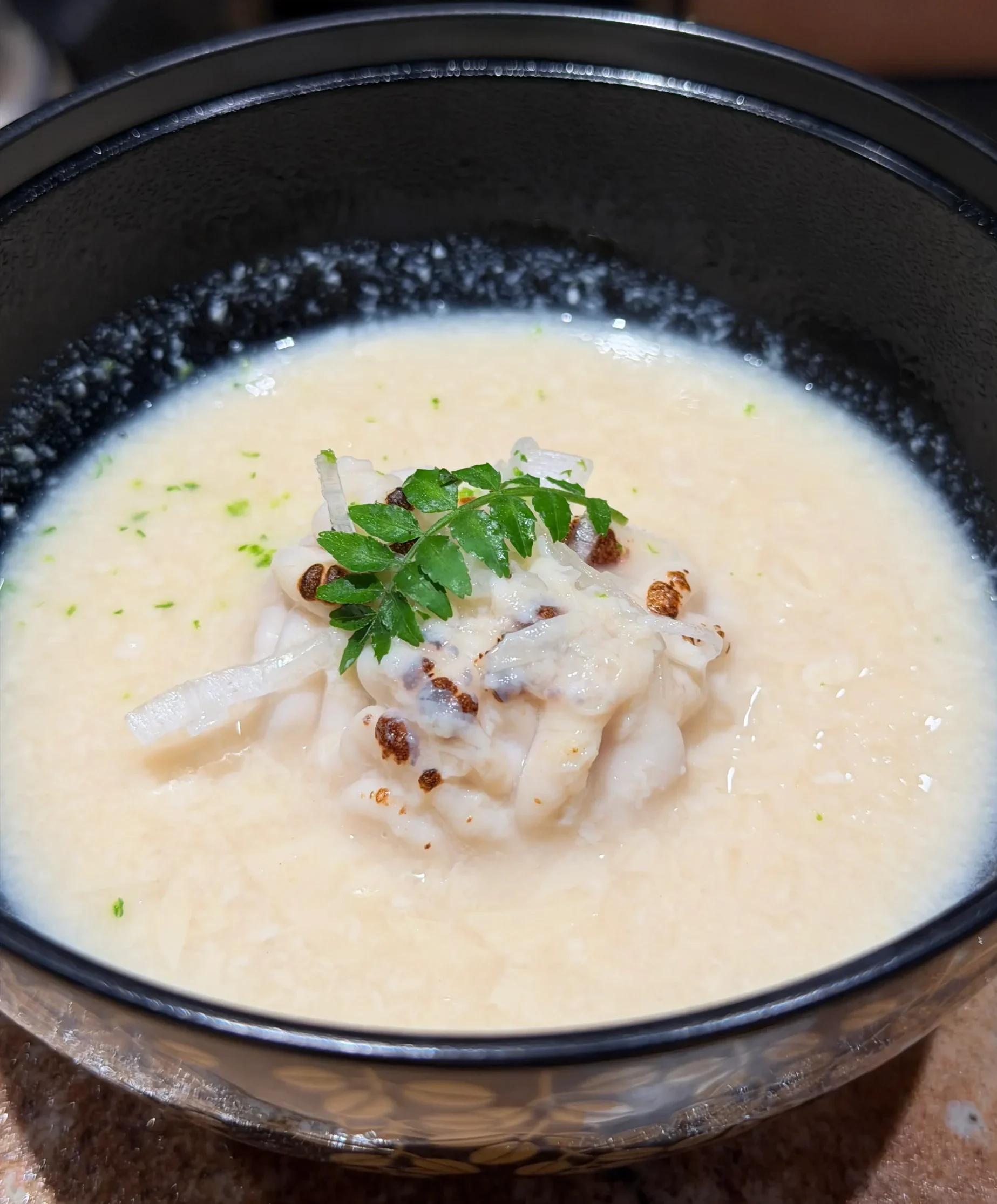 樂魚料亭 白子濃湯