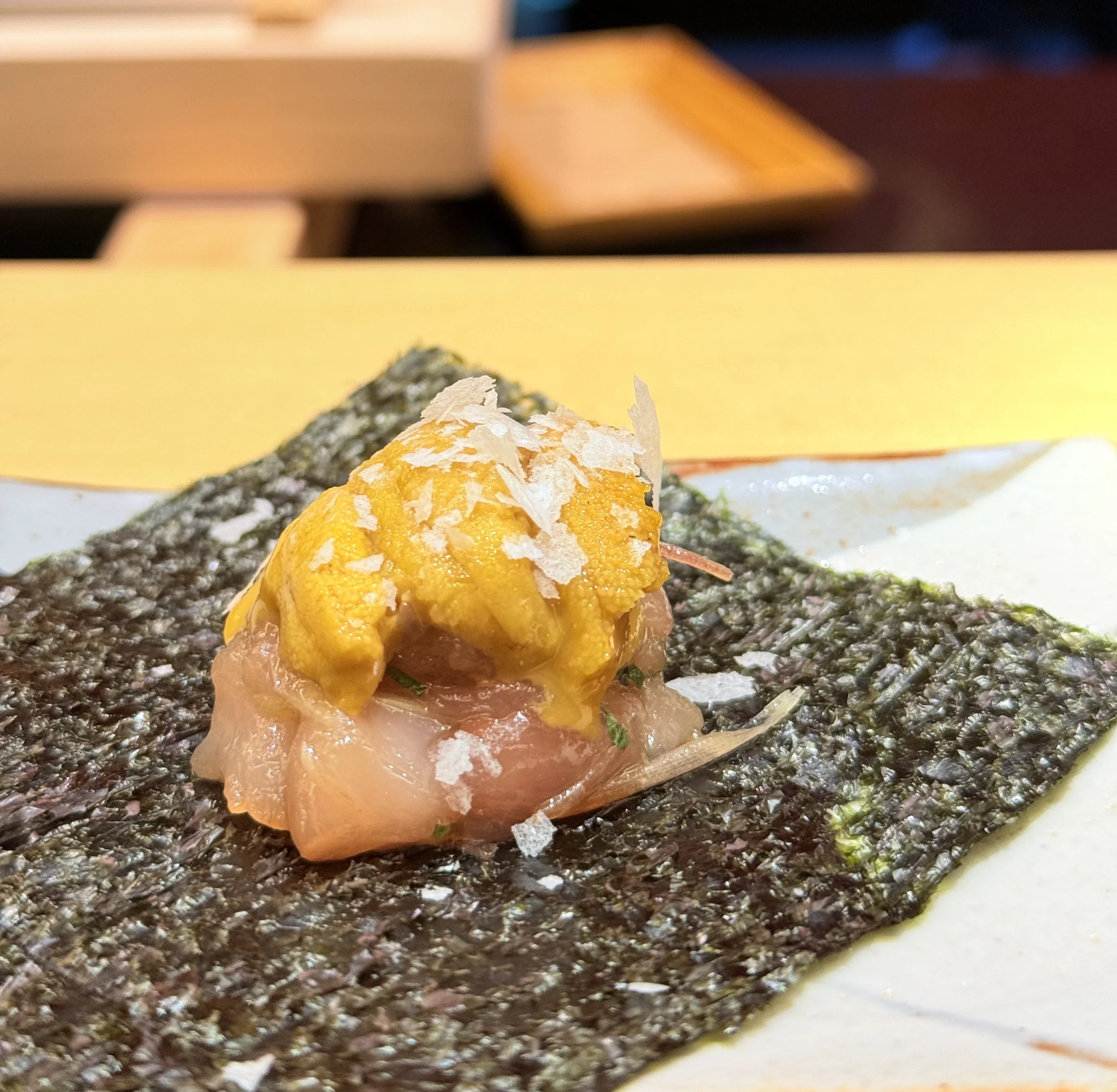 鳥力-海膽鰆魚卷