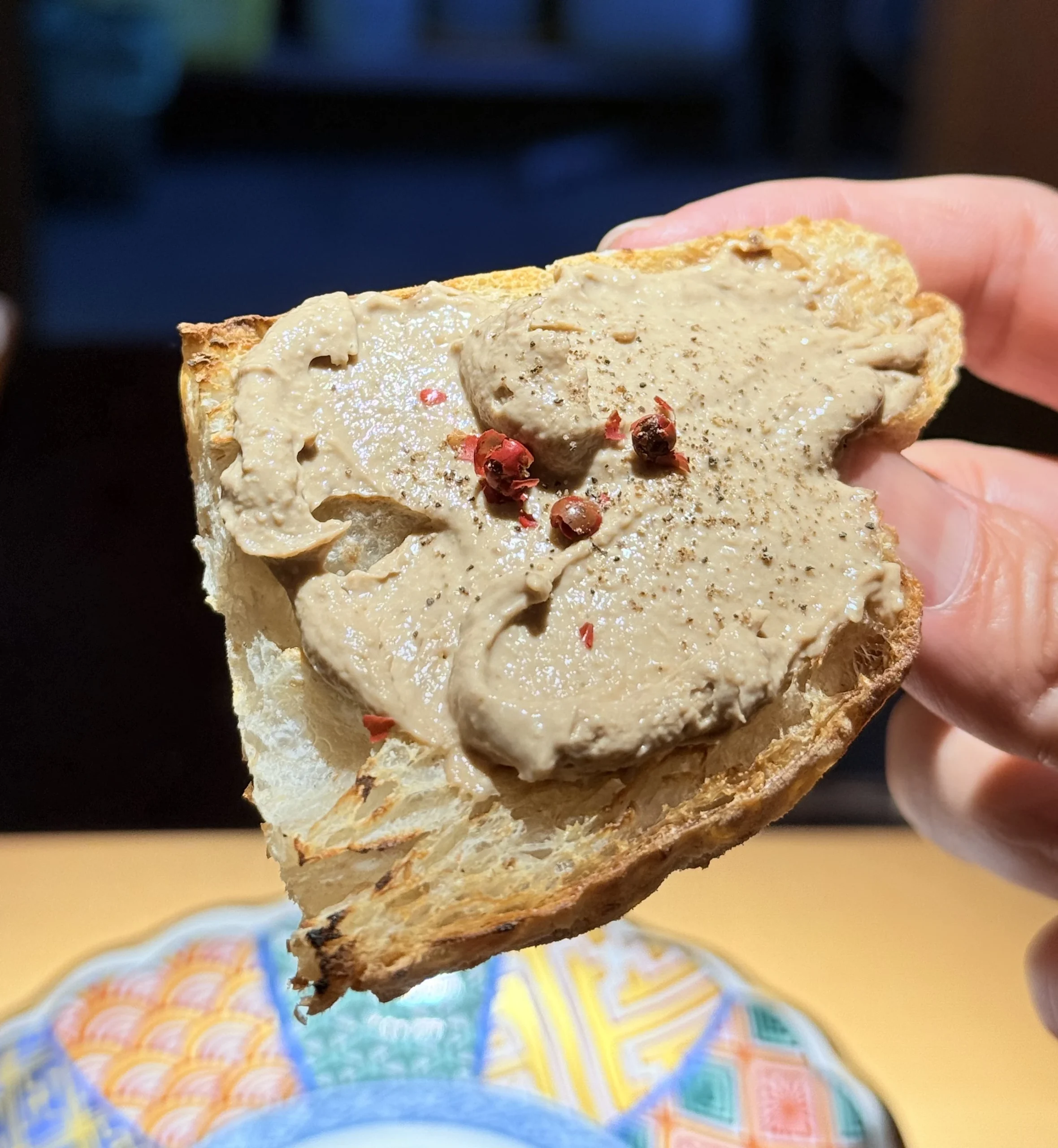 鳥力-雞肝慕斯佐酸種麵包