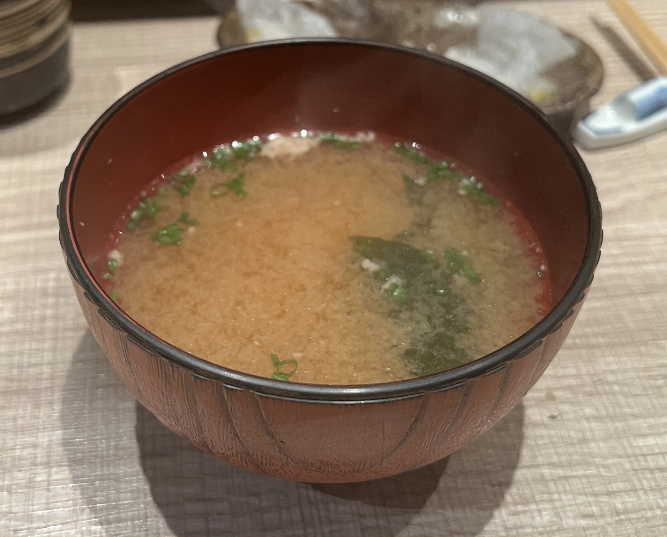 壽司秀吉 味噌湯