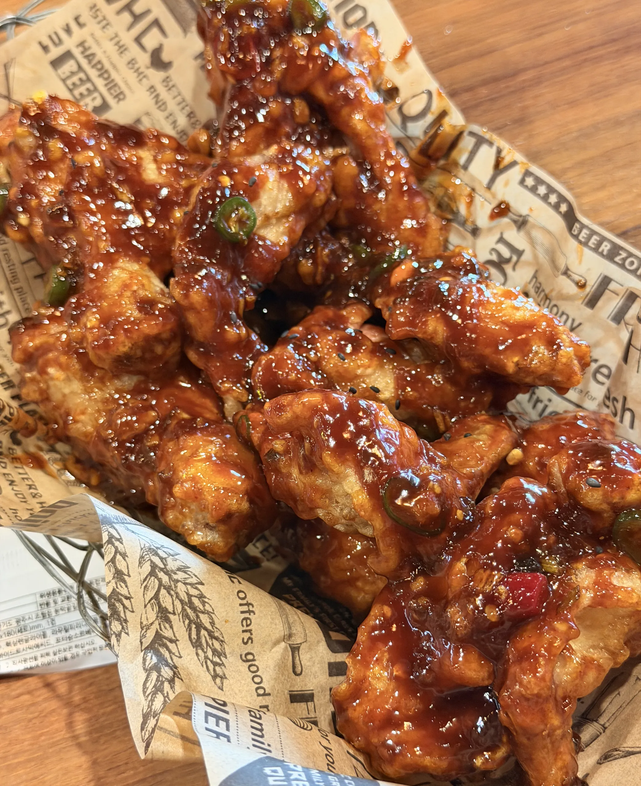 BHC炸雞 甜辣醬油炸雞 맛초킹