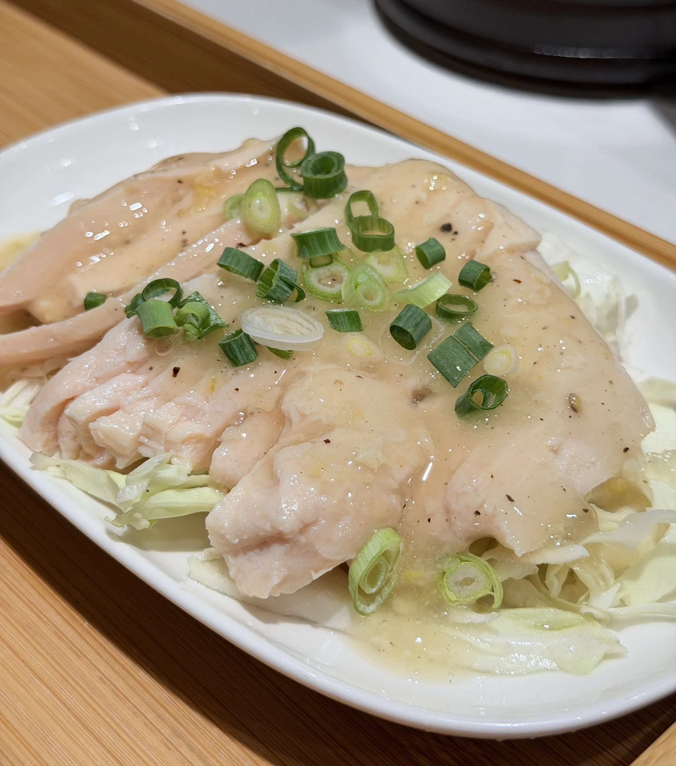 老食珍濃雞湯 檸露鹽香嫩雞肉