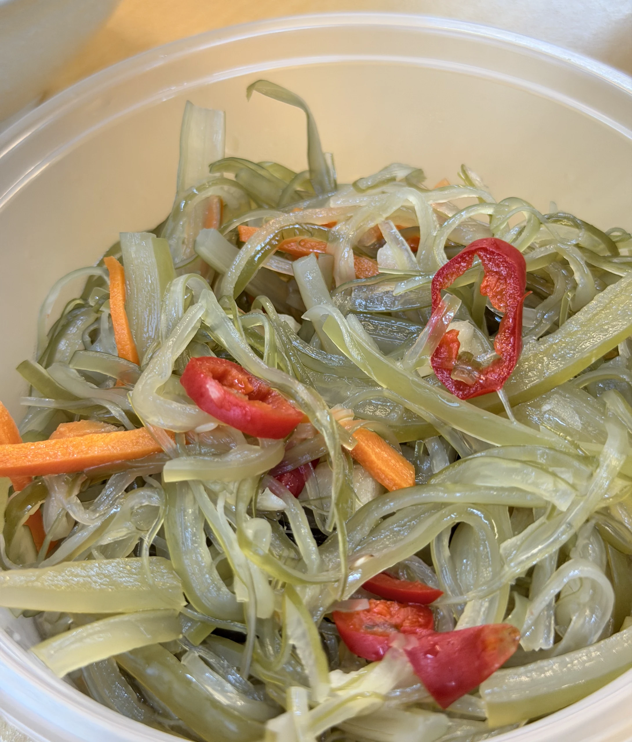 山西有珍牛肉麵 涼拌海帶絲