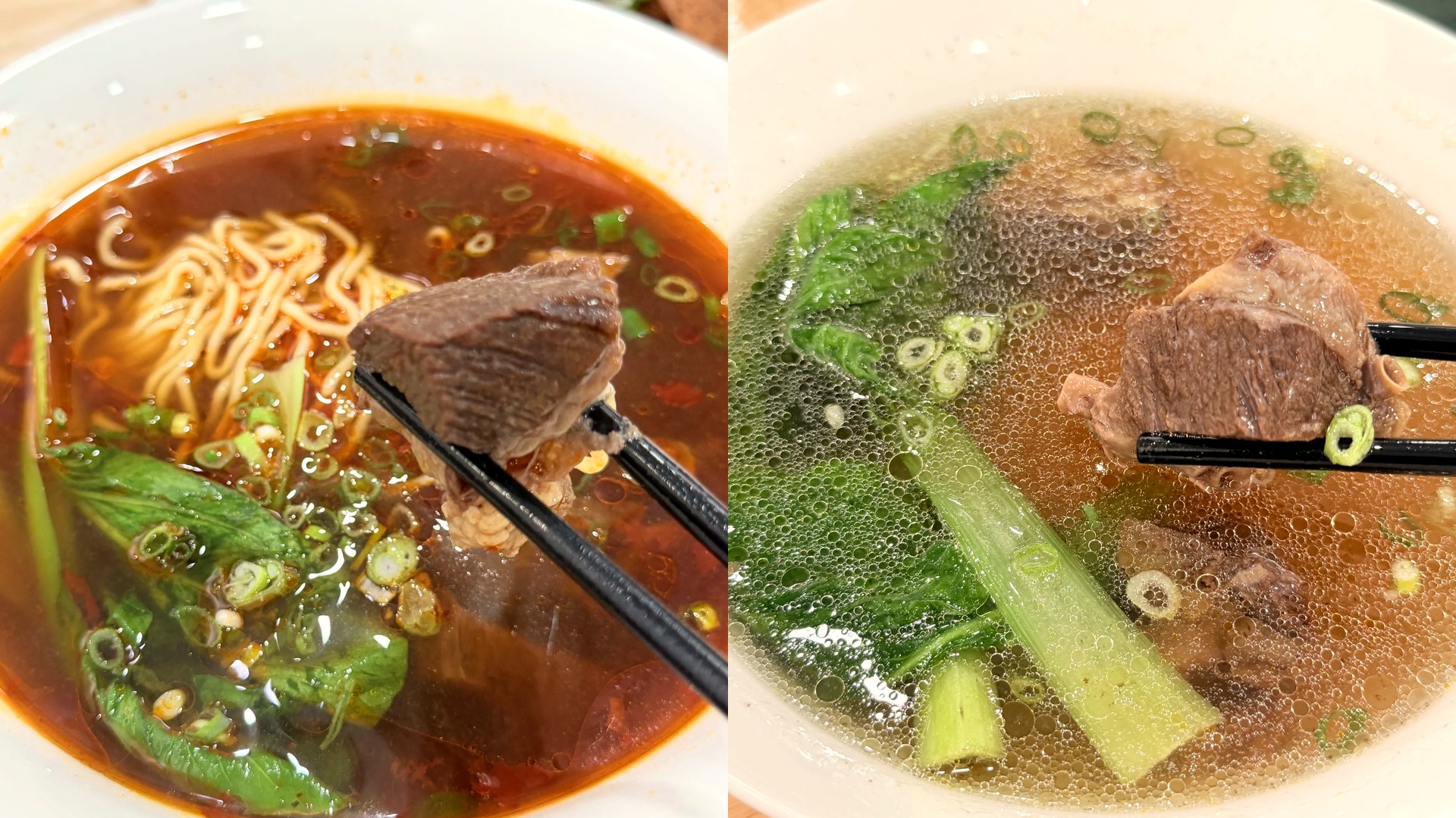 渝味食記重慶小麵．武廟店 川味紅燒牛肉麵與渝香清燉牛肉湯