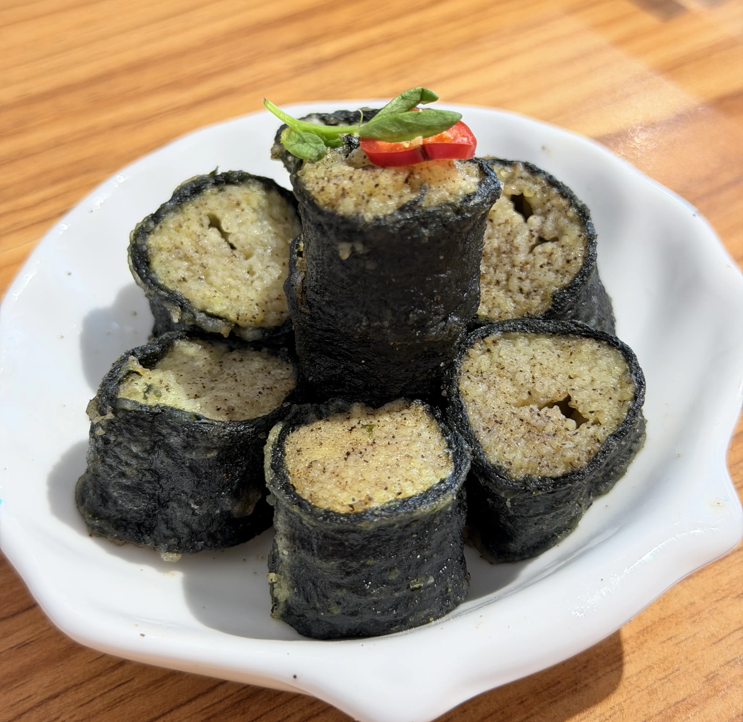 有春煨麵 金針菇海苔捲